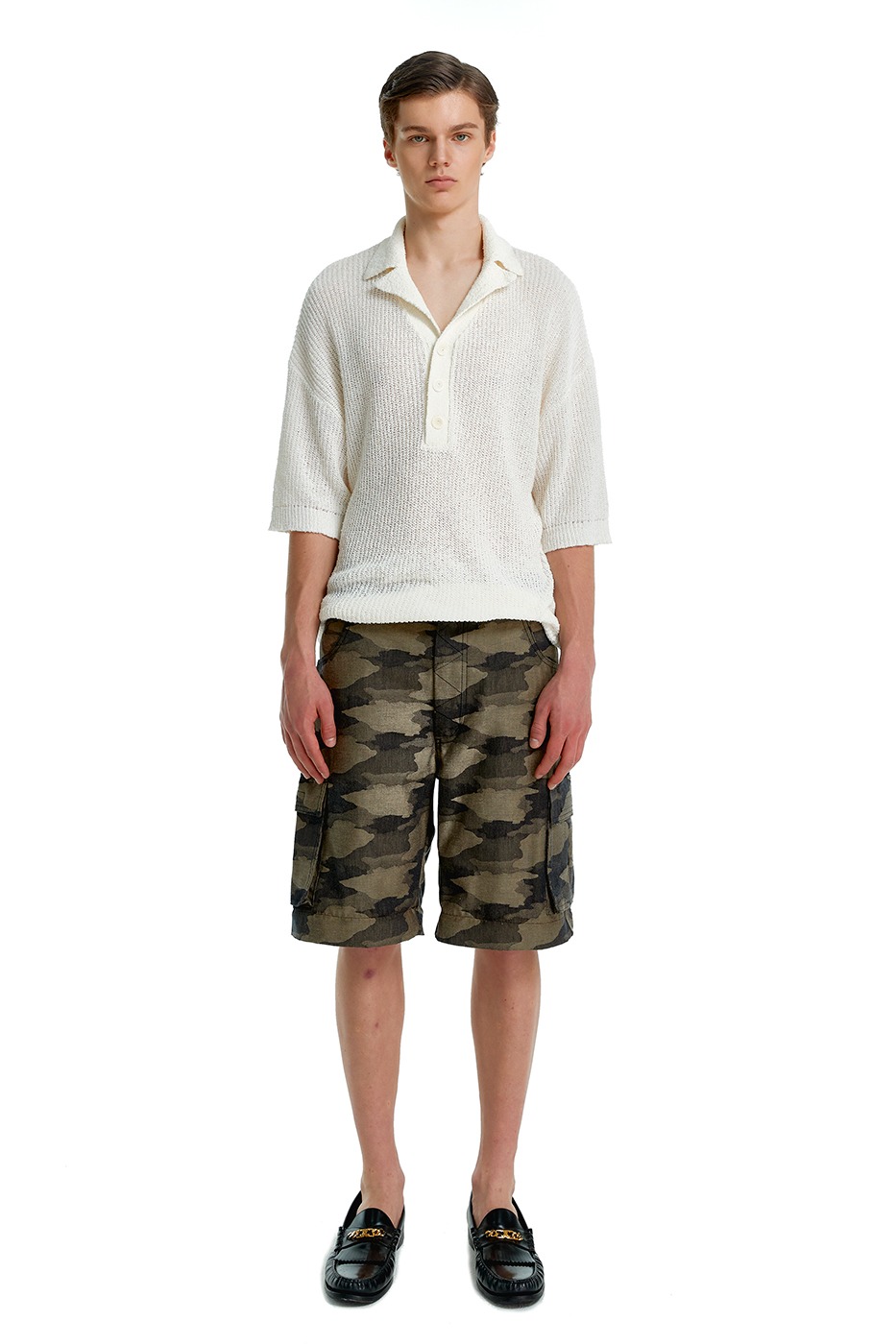 CAMOUFLAGE CARGO TWO-WAY PANTS