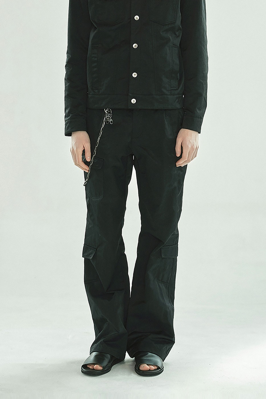 365 Men cargo pants - Black(주우재 착용)