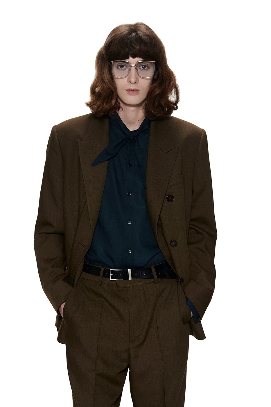 REFINED DOUBLE JACKET - BROWN